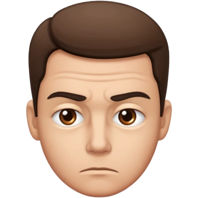 A suspicious side eye look emoji