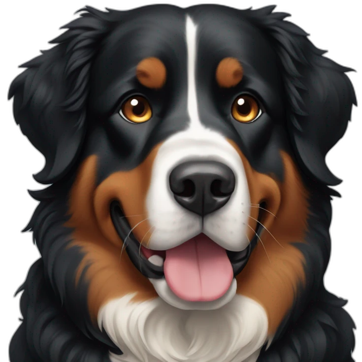 Bernese mountain dog emoji