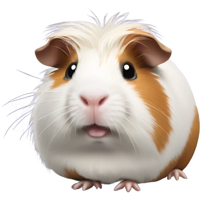 Mohawk guinea pig emoji