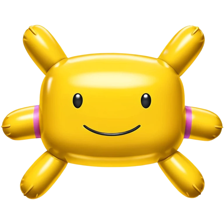   jeff koons style inflatable SPAM BUFO sculpture  emoji