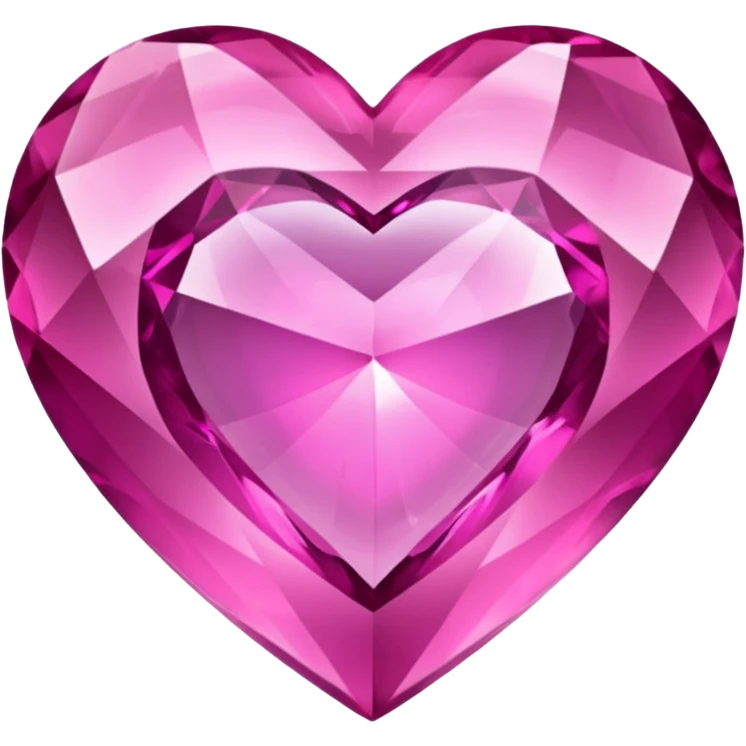 gemstone pink heart emoji
