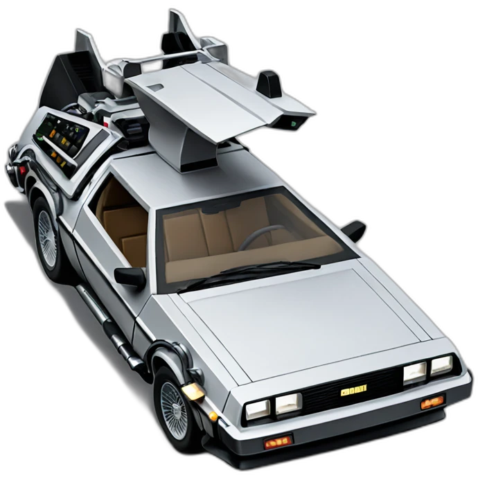 back to the future delorean emoji
