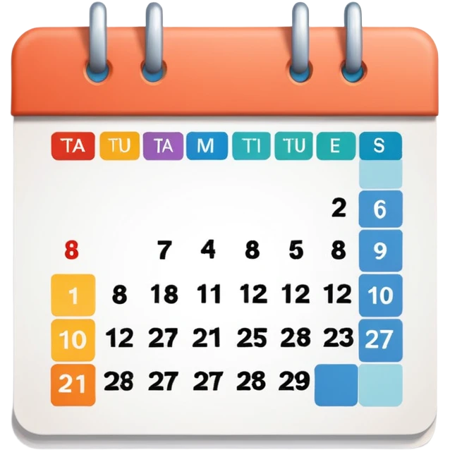 calendar emoji