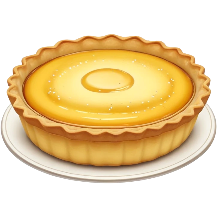 egg custard tart emoji