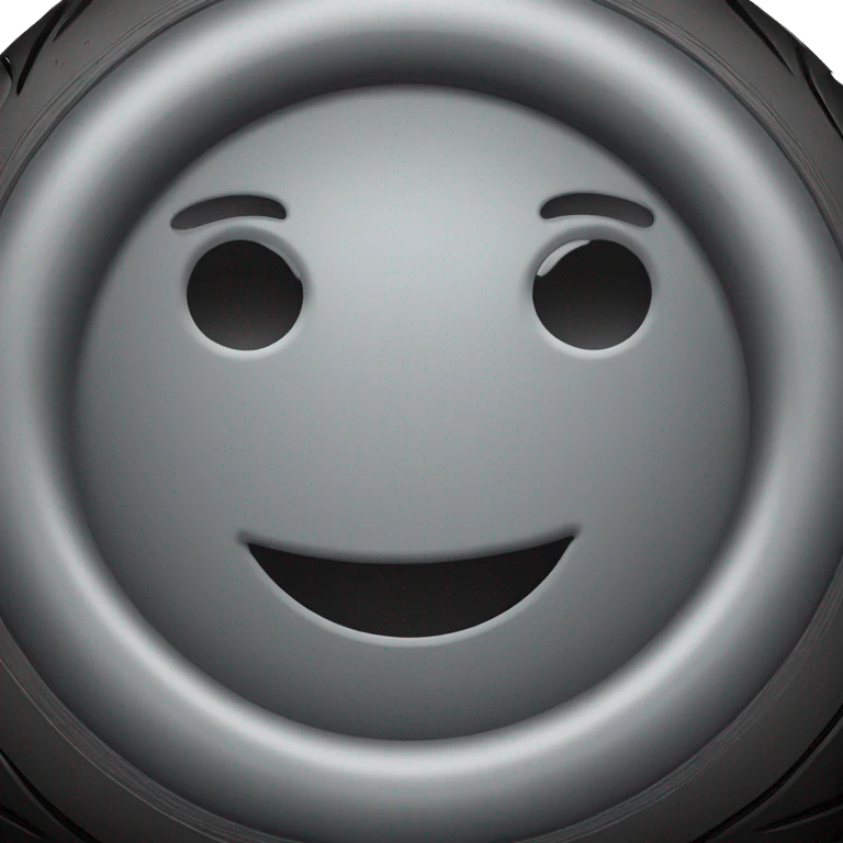 Smiley face but tyred  emoji