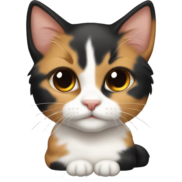 calico breed kitten emoji