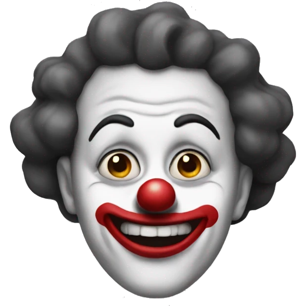 tragic clown emoji