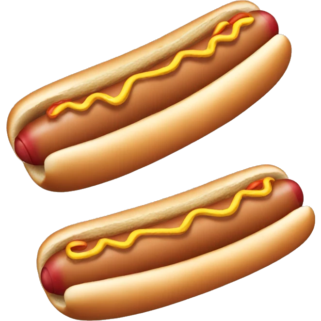 Skin colored Hot dog  emoji