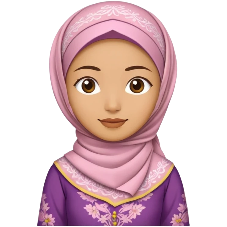 Malay women wearing traditional clothing  emoji