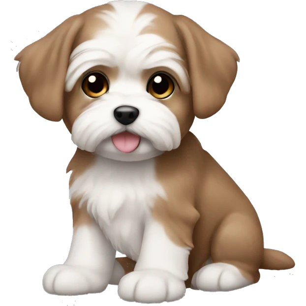 brown maltese puppy emoji