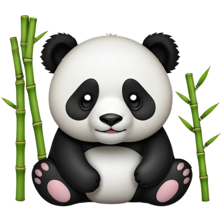 Mind blown panda emoji