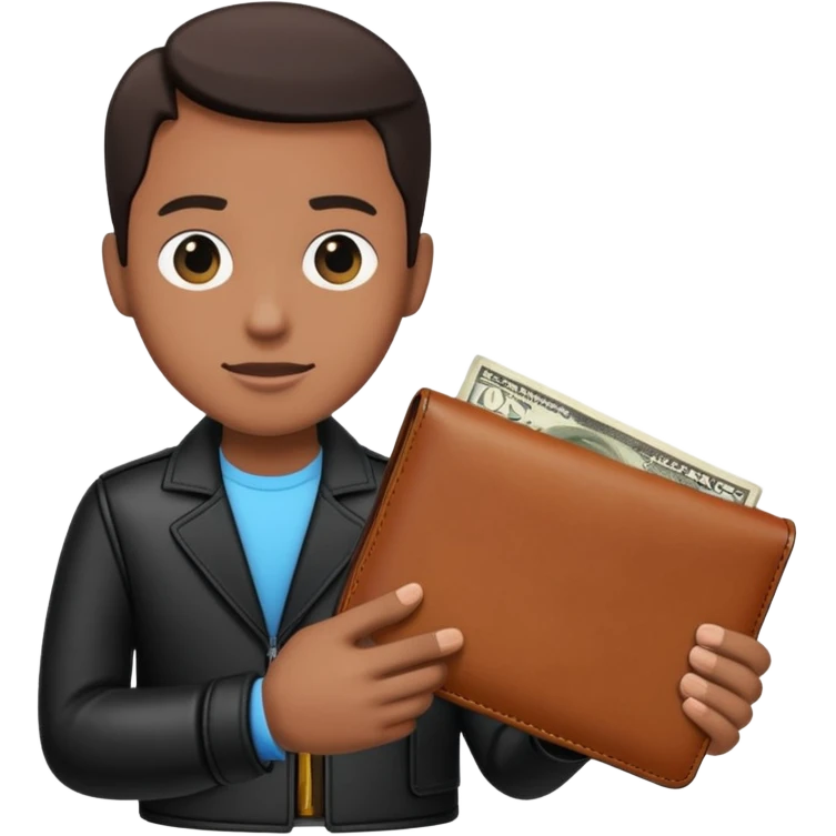 persona devolviendo billetera emoji