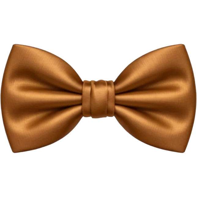 a brown bow tie  emoji