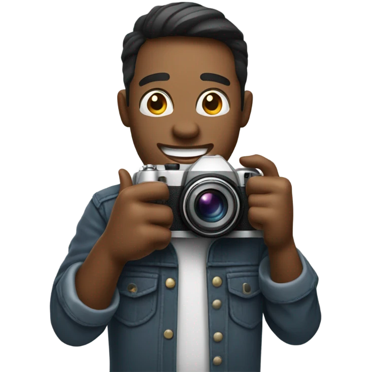 Photographer saying thank you  emoji