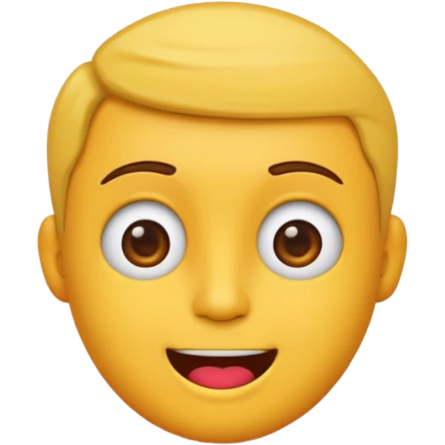 "Create a cute and colorful sticker of a talking head emoji 🗣️, cartoon style, with bold outlines and expressive face, perfect for chat apps, on a transparent background." emoji