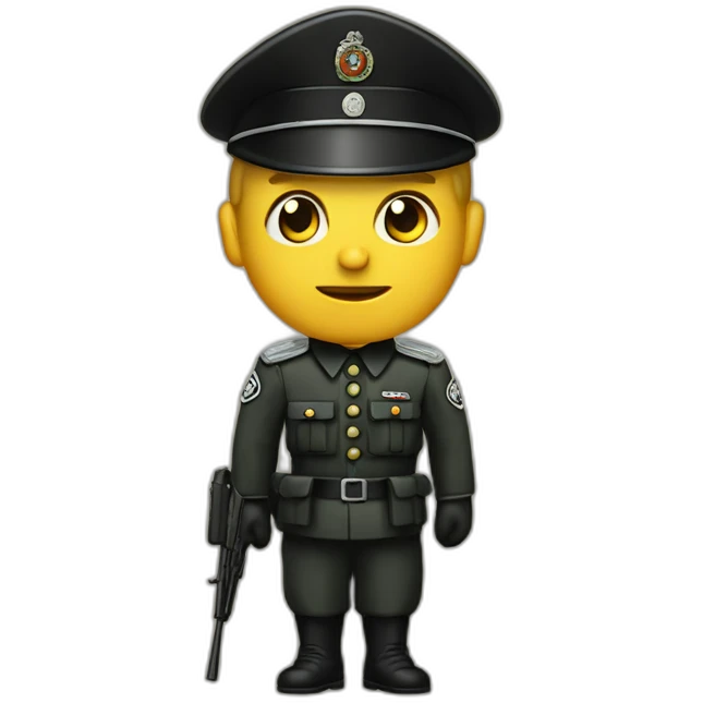 gestapo reich soldier emoji