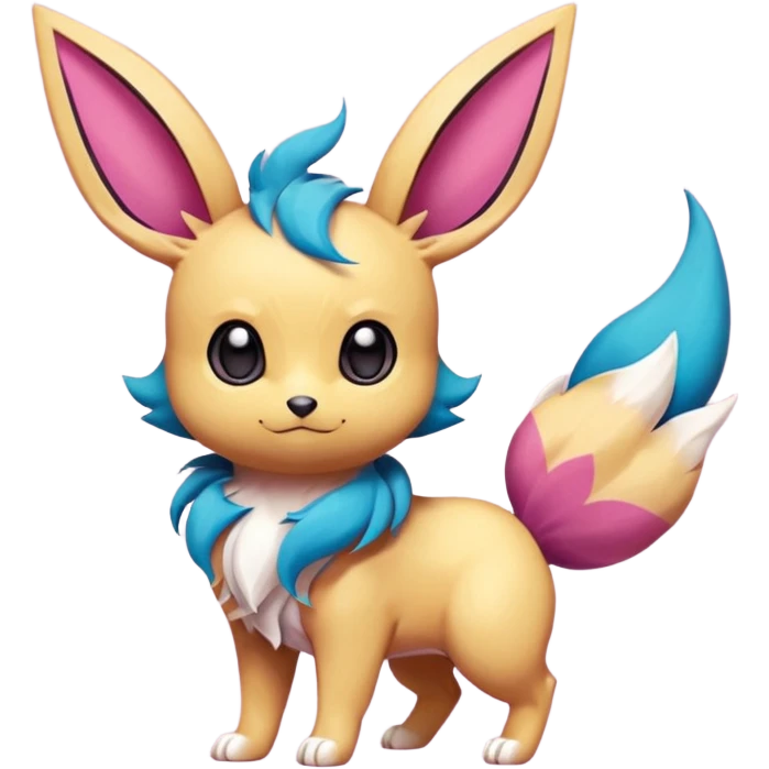 Eeveelution-Cute-Pokémon-fusion full body emoji
