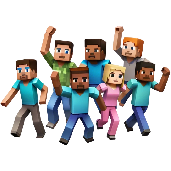 Minecraft dancing emoji
