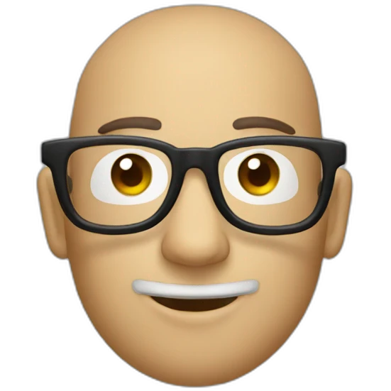 christmas glasses emoji