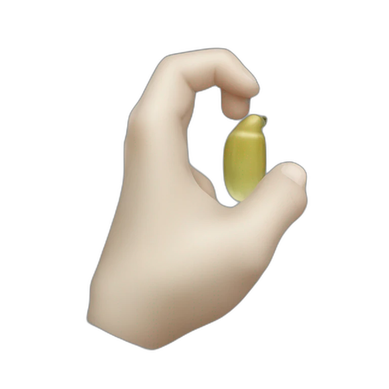 Лиса сидит на полу и держит в руках воздушный зеленый шар emoji