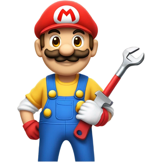 Mario plumber emoji
