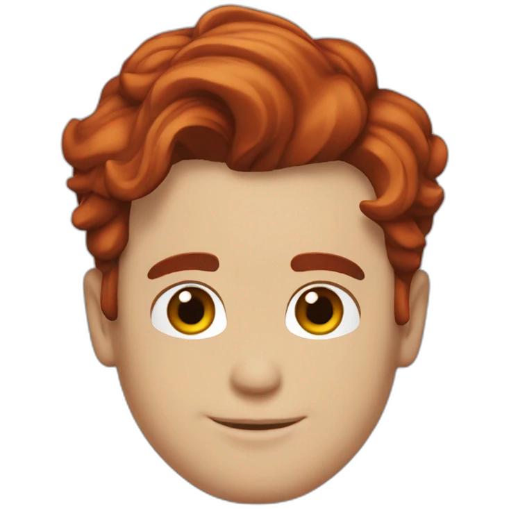 Matt bomer with red hair emoji
