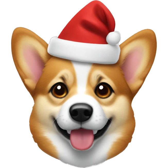 Corgie Santa emoji
