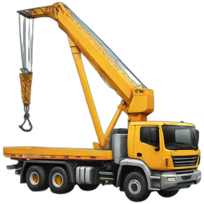 Crane truck emoji