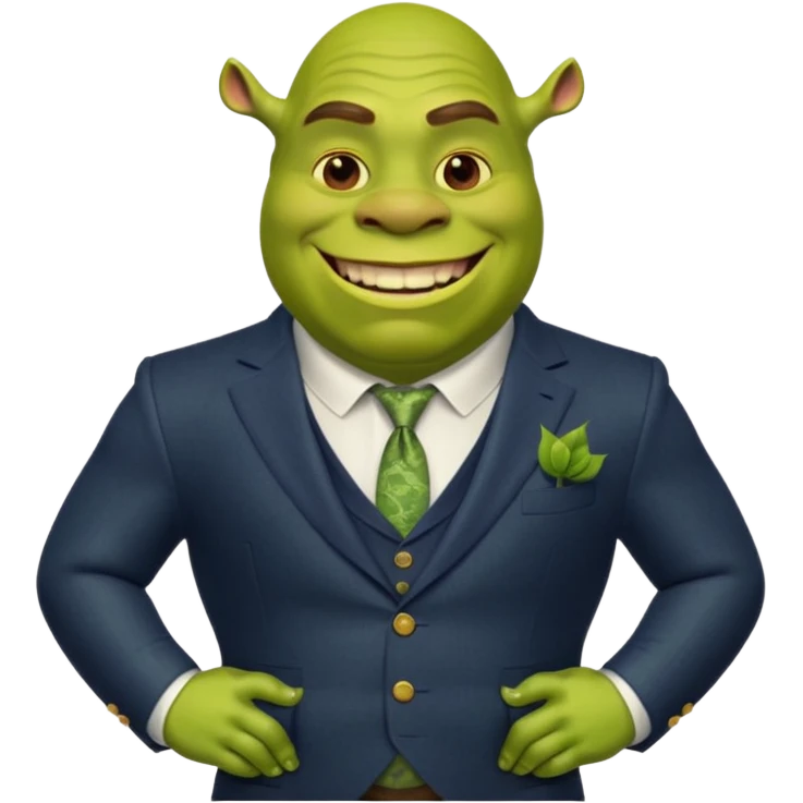Shrek in dior  emoji