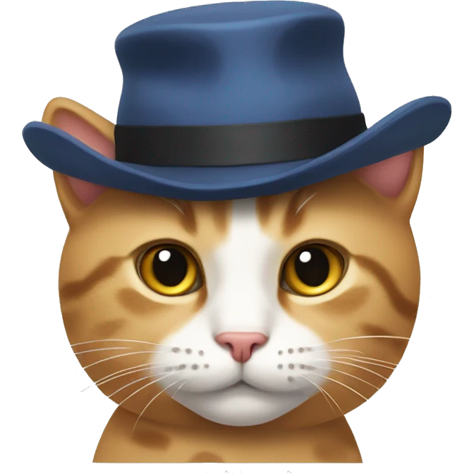 cat with a hat emoji