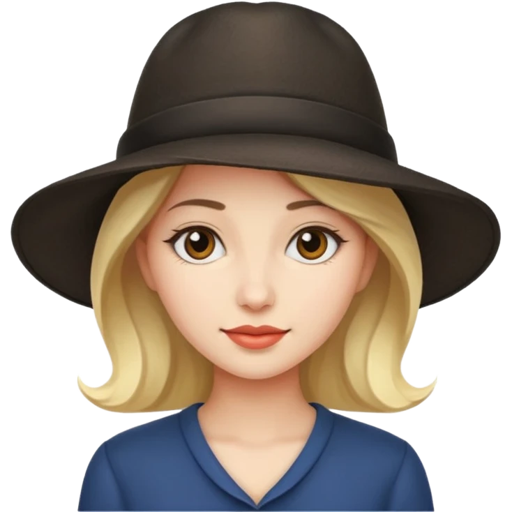 woman wit hat emoji