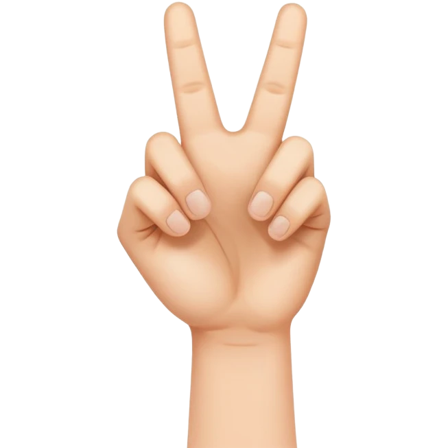 Hand making a playful gesture with the thumb between two fingers“ emoji