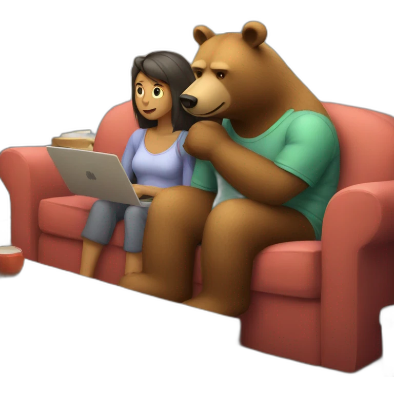 Male-bear-and-female-bear-at-couch emoji