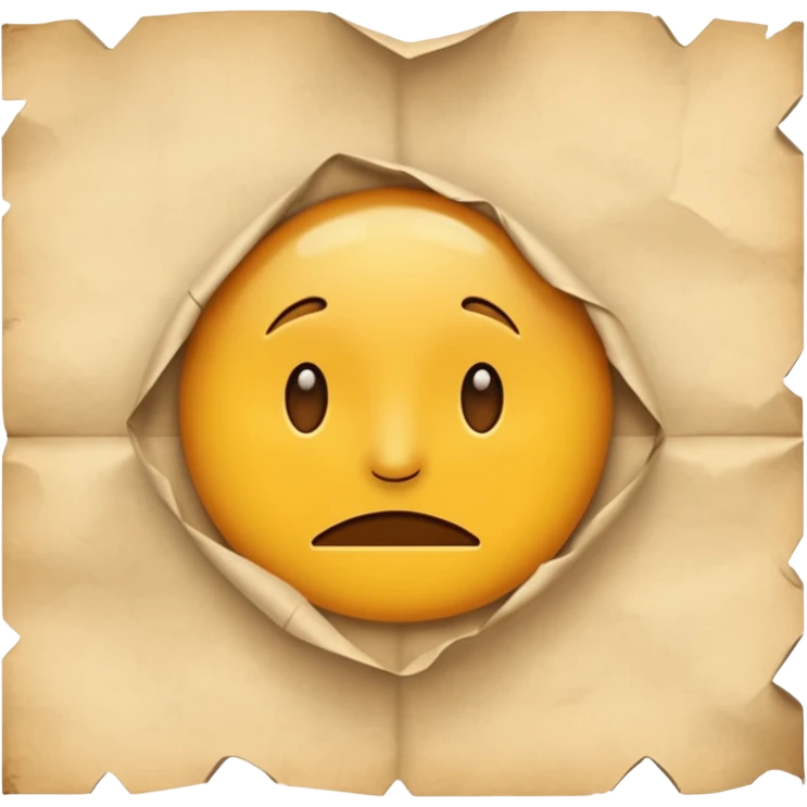 writter Script – Sheet of paper with text emoji