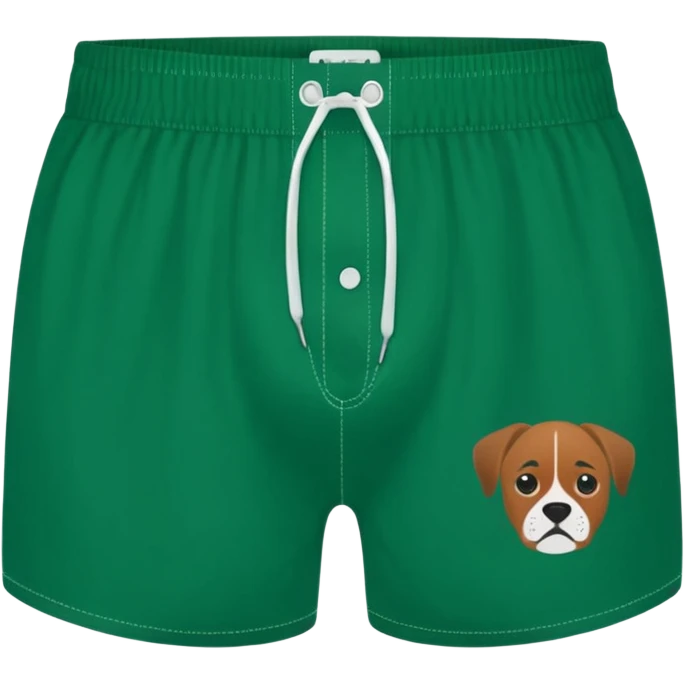 forrest green boxer shorts emoji