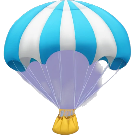 parachute emoji