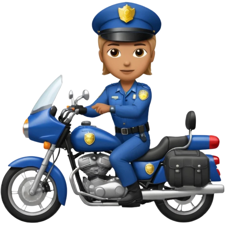 мотоцикл з копами emoji