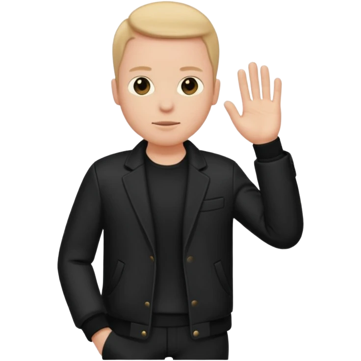 No head Body Wearing Jacket And Black Pants And One Hand In Jacket Pocket  emoji