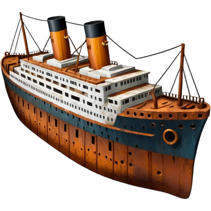 navio titanic emoji