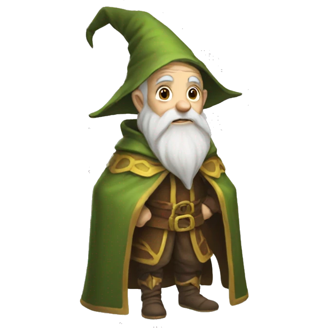Old wizard half elf emoji