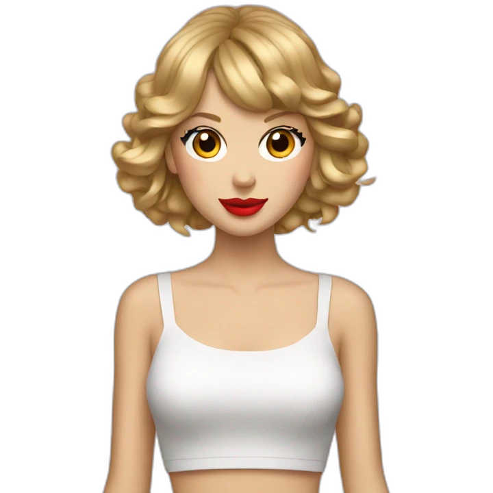 Taylor swift red emoji