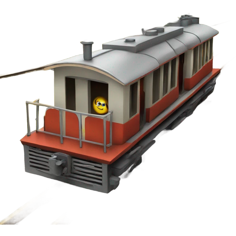 narrow-gauge railway emoji