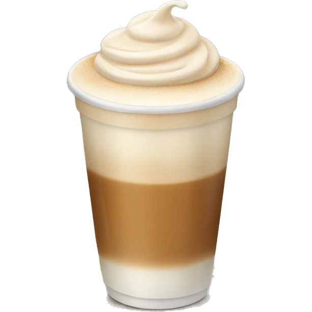 Ice latte emoji