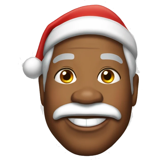 Oprah Winfrey as santa claus emoji