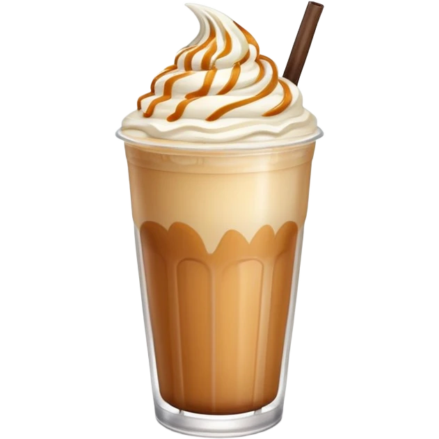 Caramel frappe  emoji