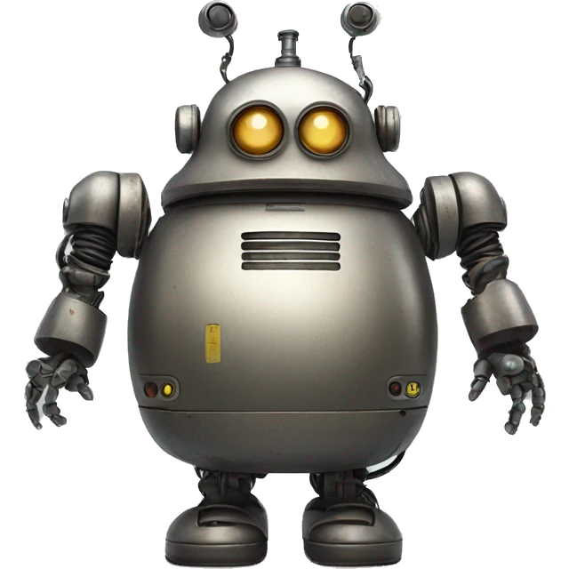 Old fat robot  emoji