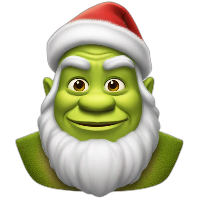 shrek santa emoji