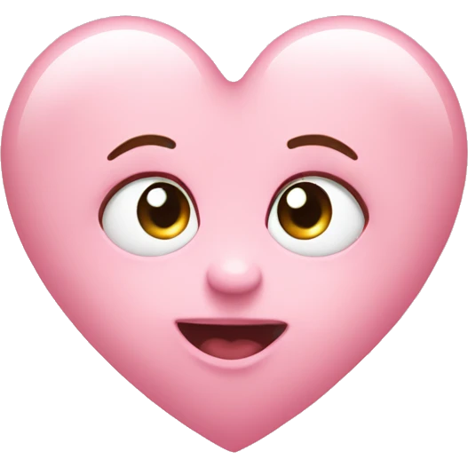 baby pink heart emoji