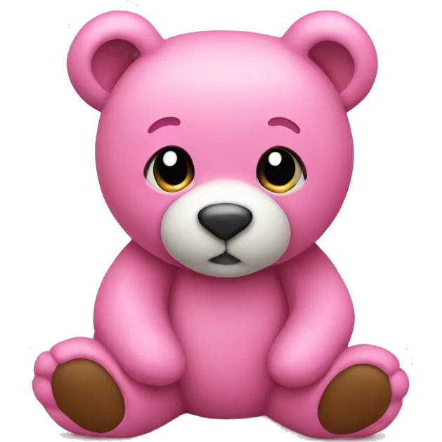 pink teddy bear ios emoji