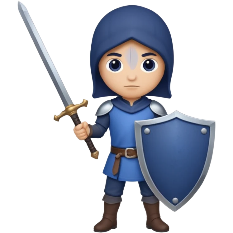 Blueberry with sword emoji